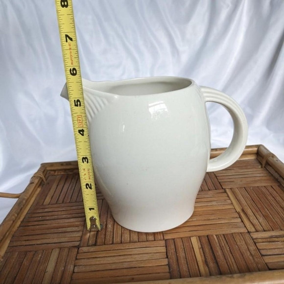 Woods Ivory Ware England White Pitcher - Picture 6 of 6